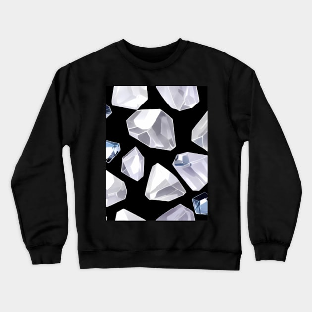 Abstract Gems, precious stones, patchwork, colorful,  geometrical,seamless patterns Crewneck Sweatshirt by AISHOPPE